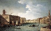 CANAL, Bernardo The Grand Canal with the Fabbriche Nuove at Rialto Sweden oil painting reproduction